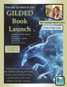 GILDED Book Launch Invite