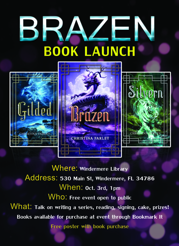 Brazen Book Launch Poster1
